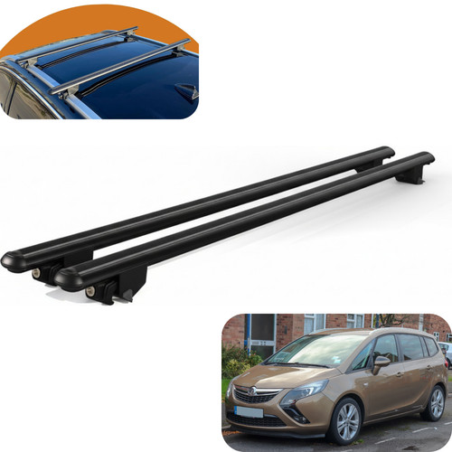 Roof racks black aluminium - racks,