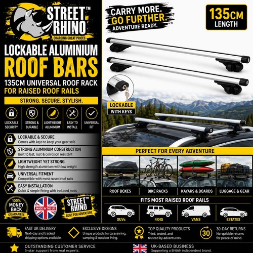 Lockable roof bars - bars, for